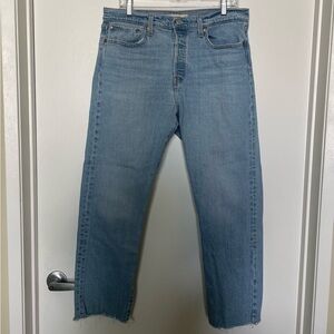 Levi’s WEDGIE STRAIGHT FIT WOMEN'S JEANS W32 L28 light blue wash